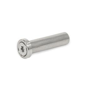 GN 2342 Stainless Steel Assembly Pins Type: B - With plain washer<br />
<br />Identification no.: 1 - Without cross hole