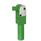 GN 864 Power Clamps, Steel, Pneumatic Finish: FG - Polytetrafluorethylene (PTFE), green