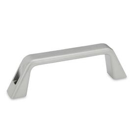 GN 728.5 Cabinet U-Handles, Stainless Steel Type: B - Mounting from the operator's side