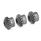 GN 297 Bevel Gear Wheels for Linear Actuators/ Transfer Units Type: T - Set of bevel gears, 3 bevel gears, 1 x right-hand, 2 x left-hand pitch