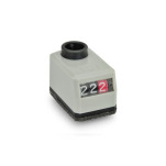 Position Indicators, Hollow Shaft Steel, 3 Digits, Digital Indication, Mechanical Counter