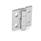 GN 235 Hinges, Stainless Steel , Adjustable Material: NI - Stainless steel
Type: DH - With through-holes, vertically adjustable
Finish: GS - Matte shot-blasted finish