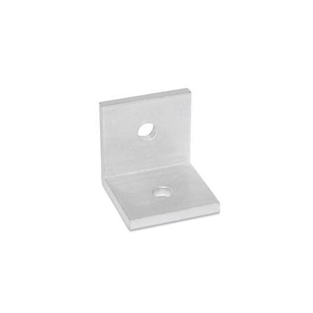 Installation Brackets GN 970: Structural Steel / Aluminum, Equal Sides