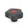 GN 5337.7 Volantini di serraggio a stella, plastica, boccola filettata acciaio INOX, con calottine colorate Tipo: E - Con calottina (foro cieco filettato)
Colore della calottina: DRT - rosso, RAL 3000, finitura mat