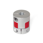 Elastomer Jaw Couplings with Clamping Hub