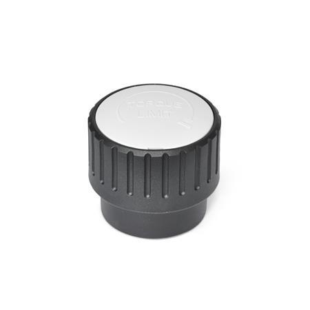 GN 5910 Torque Limiting Knurled Knobs, with Adjustable Torque 