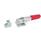 GN 851 Latch Type Toggle Clamps, Steel, for Pulling Action Type: T - Without square U-bolt, with catch