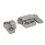 GN 724.3 Spring Latches, Steel / Stainless Steel, with Chamfered Pin, with Flange for Surface Mounting Type: L - left indexing cam
Chamfered pin identification no.: 3 - Chamfer, right
Material / Finish: NI - Stainless steel precision casting
Catch identification no.: 2 - With catch