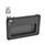 GN 115.10 Latches with Gripping Tray, Zinc Die Casting, Lockable Type: SC - With key (same lock)
Finish: SW - Black, RAL 9005, textured finish
Identification no.: 1 - Operation in the illustrated position, at the top left