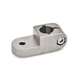 Swivel Clamp Connectors, Stainless Steel