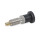 GN 81700 Doigts d’indexage, acier / inox, avec extrémité spéciale Type: B - sans position de repos, sans contre-écrou
Type de goupille de centrage: MA - Extrémité arrondie, laiton
Matériau: NI - Inox