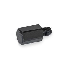 GN 408.1 Positioning and Supporting Elements with Threaded Stud Type: B - Smooth contact face, turned