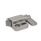 GN 724.3 Loquets à ressort, acier/inox, avec goupille chanfreinée et bride pour montage en surface Type: L - came d'indexage gauche
Goupille chanfreinée, n° d'identification: 3 - Chanfrein, droit
Matériau/Finition: NI - Inox, moulage de précision
Cran d'arrêt, n° d'identification: 1 - Sans cran d'arrêt