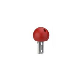 GN 5337.8 Keys for Safety Star Knobs Type: CSF - With key, ball knob
