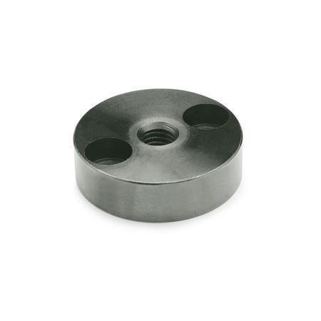 Soportes de montaje para patas de nivelación GN 349: Acero
