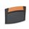 GN 733 Poignées encastrables, de type à visser, plastique Type: S - avec rabat de fermeture (uniquement disponible en taille b1 = 120)
Couleur du cache: DOR - orange, RAL 2004, finition mat