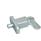 GN 722.2 Spring Latches with Flange for Surface Mounting, Right-Angled to the Plunger Pin Type: B - Latch position parallel to mounting holes
Finish: ZB - zinc plated, blue passivated