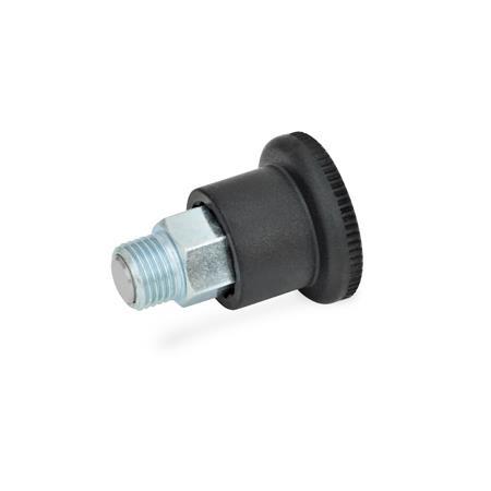 GN 822 Mini Indexing Plungers, Covered Indexing Mechanism | Ganter ...