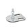 GN 42 Leveling Feet, Steel, with Fixing Lug, Rectangular Shape Type (Base): G3 - With rubber pad, vulcanized, black, with 2 slotted holes
Version (Screw): SK - With nut, external hex at the bottom