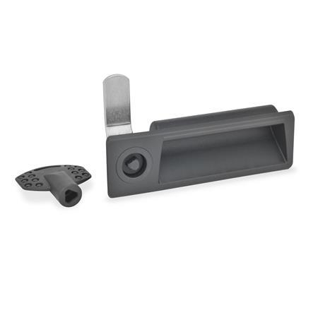 Latches with Gripping Tray GN 731.5 (PR-CH / LPR-SST) | Ganter