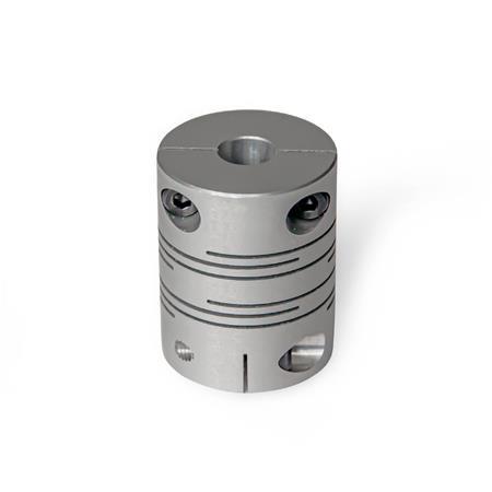 GN 2246 Stainless Steel Beam Couplings with Clamping Hub 