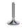GN 17 Piedini di livellamento, acciaio INOX AISI 304, conforme FDA Tipo (piastra base): C3 - Finitura lucida, gomma vulcanizzata, nero
Versioni dei perni filettati: V - Senza dado, esagono esterno in alto e sede per chiave in basso
