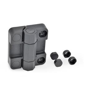 GN 239.7 Charnières, plastique Longueur l<sub>2</sub>: 70