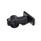 GN 282.10 Juntas para abrazaderas de conexión giratorias, plástico Color: SW - Negro, RAL 9005, acabado mate
x<sub>1</sub>: 40