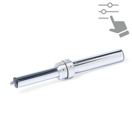 Actionneurs linéaires télescopiques GN 2940: Acier/inox