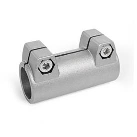 GN 242 Muffen-Klemmverbinder, Aluminium Oberfläche: BL - bank, gestrahlt, matt