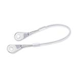 Retaining Cables, Stainless Steel AISI 304, with Mounting Tabs or Loops