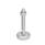 GN 31 Patas de nivelación, acero inoxidable, con base de caucho Tipo (base): B2 - granallado mate, caucho engastado, blanco
Versión (tornillo): VK - con tuerca, hexágono externo en la parte superior, cara para llave de apriete en la parte inferior