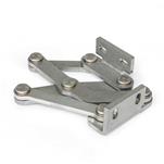 Multiple-Joint Hinges, Stainless Steel , Concealed, Opening Angle 120°