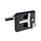 GN 5630 Rotary Toggle Latches, operation with T-handle, lockable Color: GR - Gray, RAL 7035, matte finish