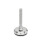 GN 31 Leveling Feet, Stainless Steel, with Rubber Pad Type (Base): C3 - Polished, rubber vulcanized, black
Version (Screw): S - Without nut, external hex at the bottom