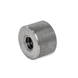 GN 103.3 Trapezoidal Lead Nuts, Steel / Stainless Steel / Gunmetal / Plastic, Single- or Multi-Start, Cylindrical Identification no.: 1 - Short version (Material ST / NI)<br />Material: ST - Steel