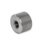Trapezoidal Lead Nuts, Steel / Stainless Steel / Gunmetal / Plastic, Single- or Multi-Start, Cylindrical