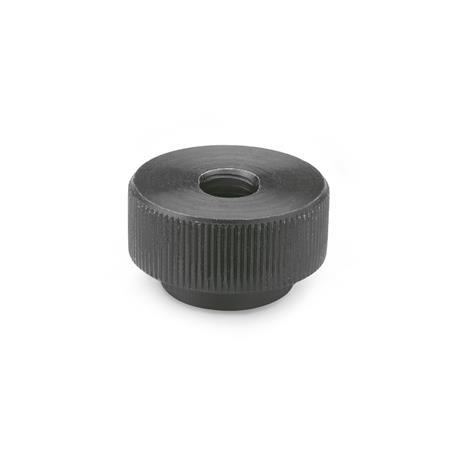 GN 6303.1 Quick Release Knurled Nuts, Steel Material: ST - Steel