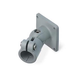GN 282.9 Swivel Clamp Connector Joints, Plastic Color: GR - Gray, RAL 7040, matt finish<br />x<sub>1</sub>: 75