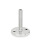 GN 23 Piedini di livellamento, acciaio INOX Tipo (base): D0 - Finitura tornita, senza fondo in gomma
Versione della vite: U - Senza dado, esagono interno in alto e sede per chiave in basso