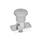 GN 822.9 Mini Indexing Plungers, Stainless Steel, with and without Rest Position Type: BN - without rest position, with stainless steel knob