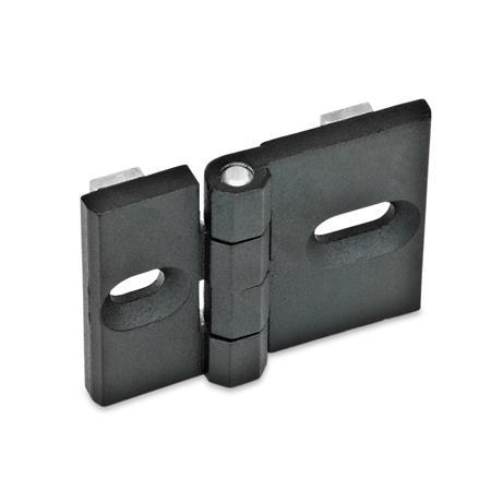 GN 161 Hinges for Profile Systems / Zinc Die Casting 