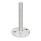 GN 24 Piedini di livellamento, acciaio INOX AISI 316L, piastra di base tornita, con fori di montaggio Tipo (piastra di base): D1 - Finitura tornita, con fondo in gomma, intarsiato, colore nero
Tipo con stelo filettato: T - Senza dado, sede per chiave in basso