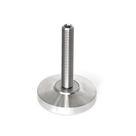 GN 6311.6 Leveling Feet, Stainless Steel Type: N - Without plastic cap