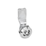 Latches, Operation with Socket Keys, Housing Collar Chrome Plated