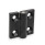 GN 437.4 Hinges, Zinc Die Casting, with Detent Identification no.: 1 - Holding torque 0,5 Nm
Color: SW - Black, RAL 9005, textured finish