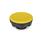 GN 636 Sterngriffe, Kunststoff Form: C - mit Sackloch H9
Farbe: DGB - gelb, RAL 1021, matt