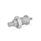 GN 817 Stainless Steel Indexing Plungers / Plastic Knob Material: NI - Stainless steel
Type: GK - With threaded stud, with lock nut