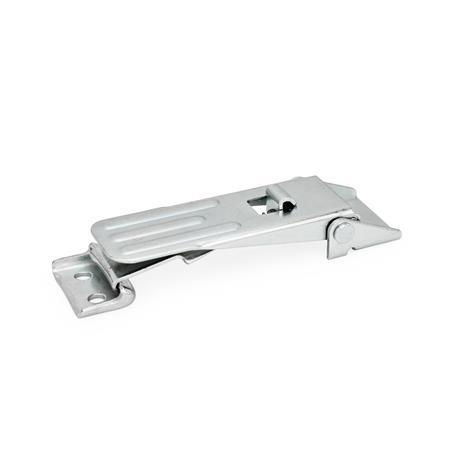 GN 821 Toggle Latches, Steel / Stainless Steel Type: S - with safety catch
Material: ST - Steel
Identification No.: 1 - Long type