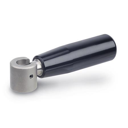 GN 598.5 Retractable Handles Retractable Plastic / Stainless Steel 
